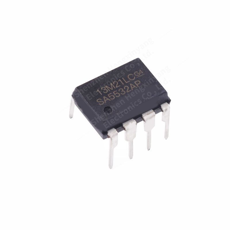 10 pezzi SA5532AP pacchetto chip doppio amplificatore audio DIP-8