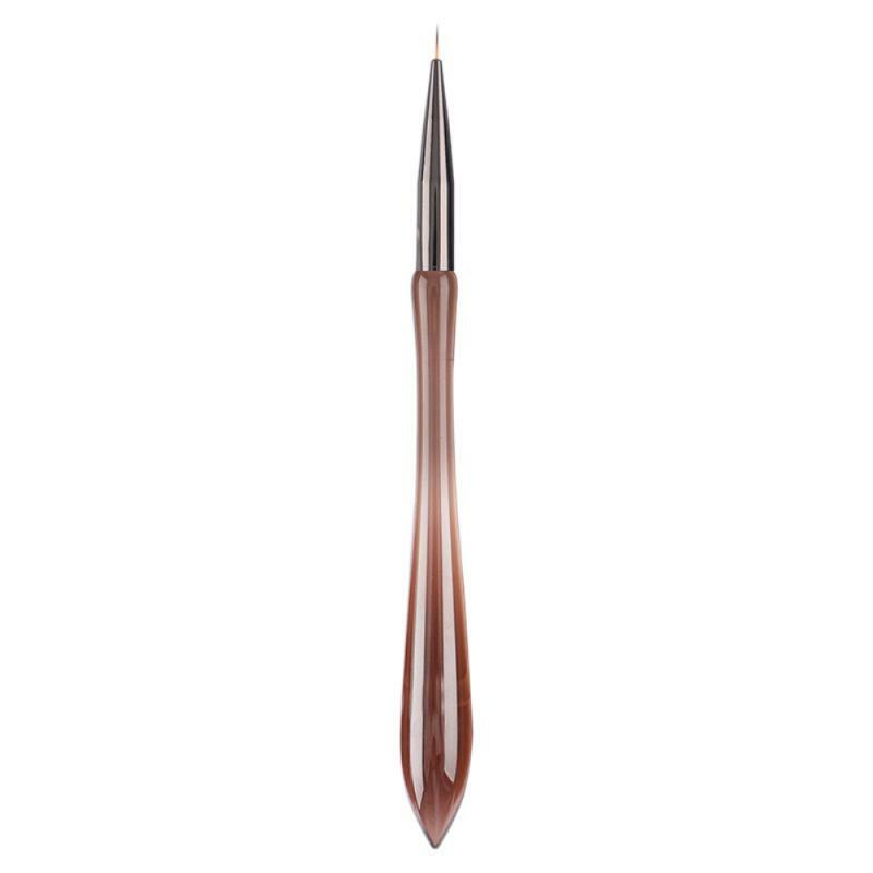 10PCS Japanese Nail Brush Flexible And Sturdy Comfortable Grip Acrylic Nylon Wool Beauty Phototherapy Construction Pen