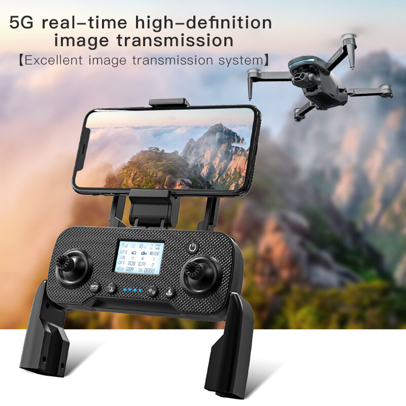 Dron L200 PRO MAX 4K profesional de 2 ejes cardán 360 ° para evitar obstáculos Motor sin escobillas GPS Quadcopter FPV RC Drones
