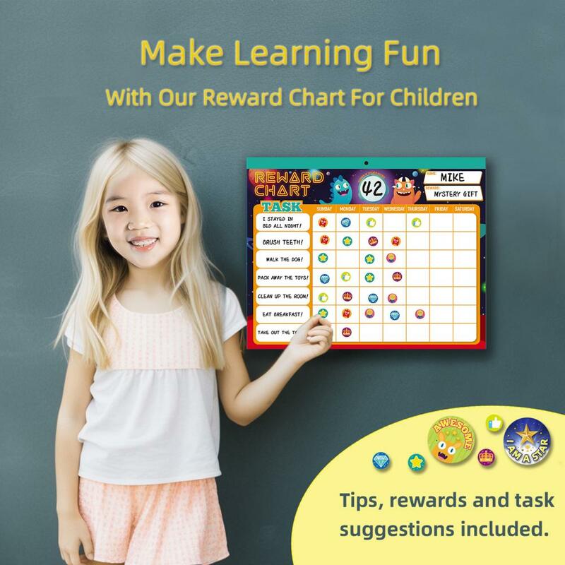 Children Behavior Reward Chart Kids Behavior Reward Chart Effective Children's Behavior Reward Chart Magnetic Daily for Good