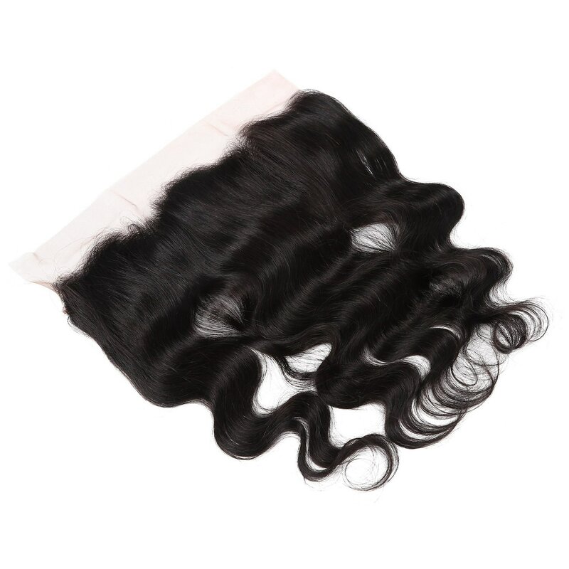 Black Front Lace Hair Block Free Part Ear to Ear 10 Inch Lace Closed Wave Full Lace Front Closure