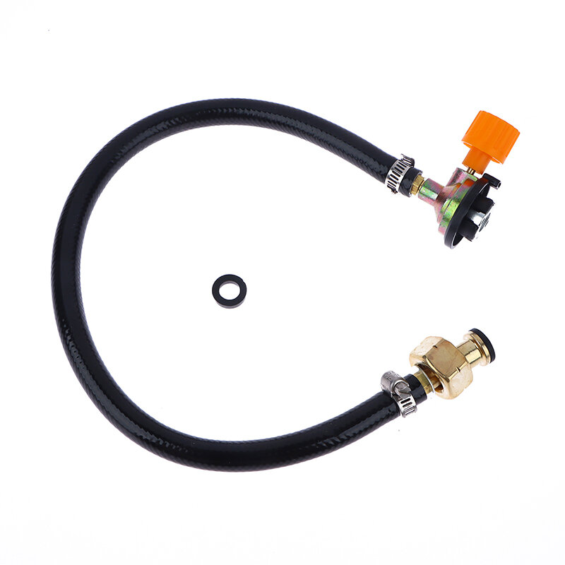 Adapter do napełniania gazem szczelny gumowy wkład gazowy do rury konwerter do napełniania zbiornika konwertera akcesoria do zaworów wąż w oplocie