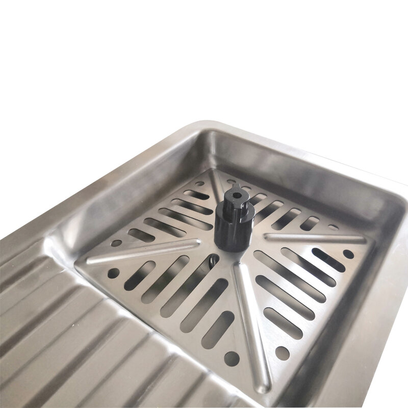 Recipiente de Metal de acero inoxidable para fregadero de cocina, licuadora, lavadora de limpieza para Barra de agua, contador de té y leche