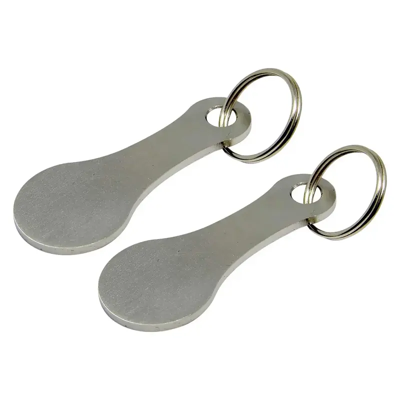 1/10 stücke Metall Einkaufs wagen Token Trolley Token Schlüssel ring dekorative Schlüssel bund Mehrzweck-Shopping tragbar für zu Hause im Freien