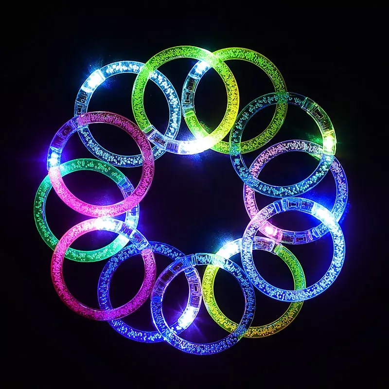 10/1pcs Party fluorescenza Light Glow Sticks bracciali acrilici collane Neon per la festa nuziale Glow Sticks Colorful Glow Stick