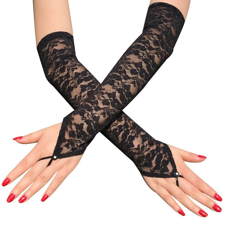 Lace Lace Sleeves Hot Sale Breathable Highly Elastic Performance Gloves Anti-UV Riding Driving Gloves Cycling Driving