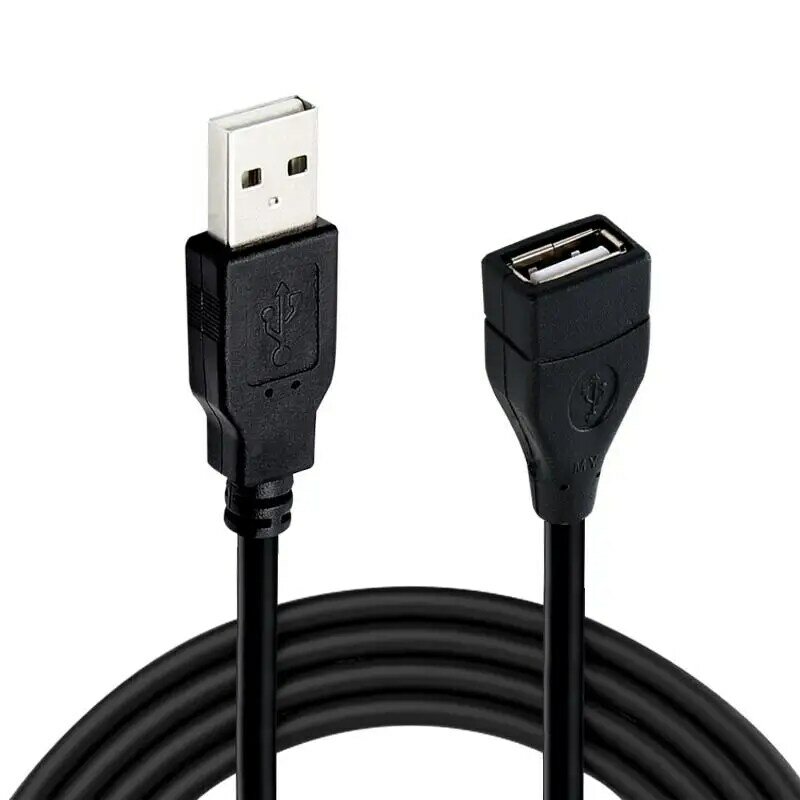 Câble d'extension de données USB 2.0, 0.6m/1m/1.5m, ligne de transmission de données, smile highmagazines ed, pour budgétaire d'affichage