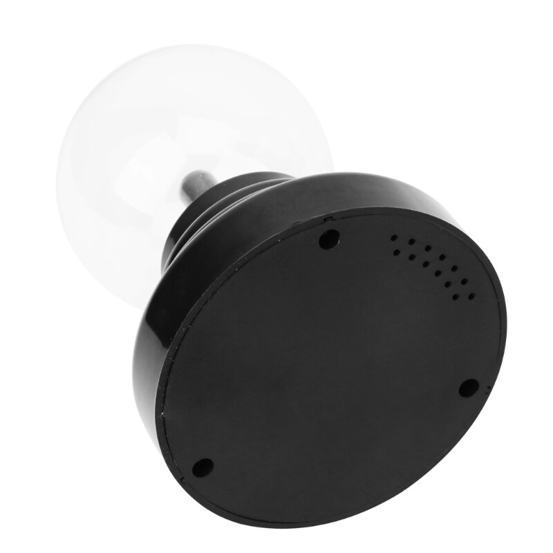 Y1UB New Glass Plasma Ball Hot USB Sphere for Lightning Lamp Light Party Black