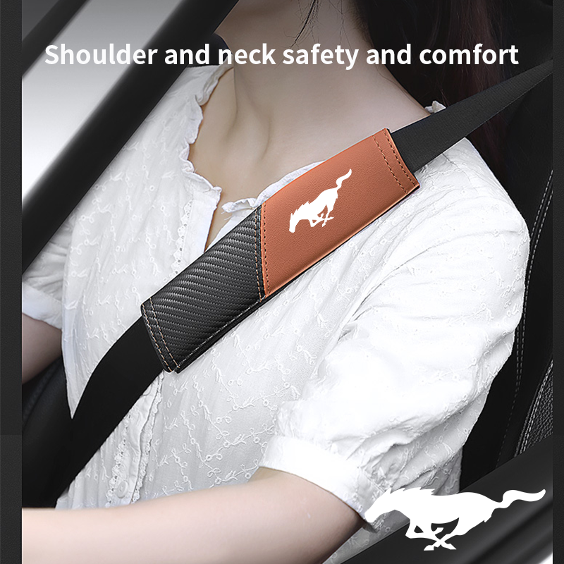 Funda para cinturón de seguridad de coche, accesorios de interior para Mustang F10, F12, F99, F16T70, T80, Bojun, Spika, 1 piezas
