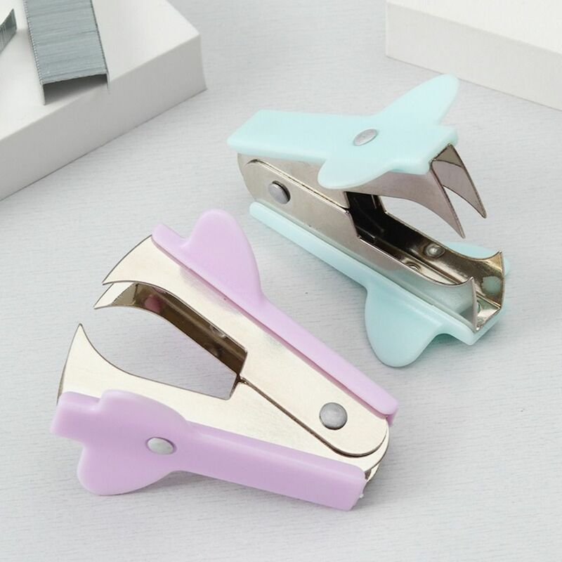 Macaron Color Mini Staples Remover Less Effort Staples Removal Tool Staple Extractor Multifuntional Nail Out Staples Puller