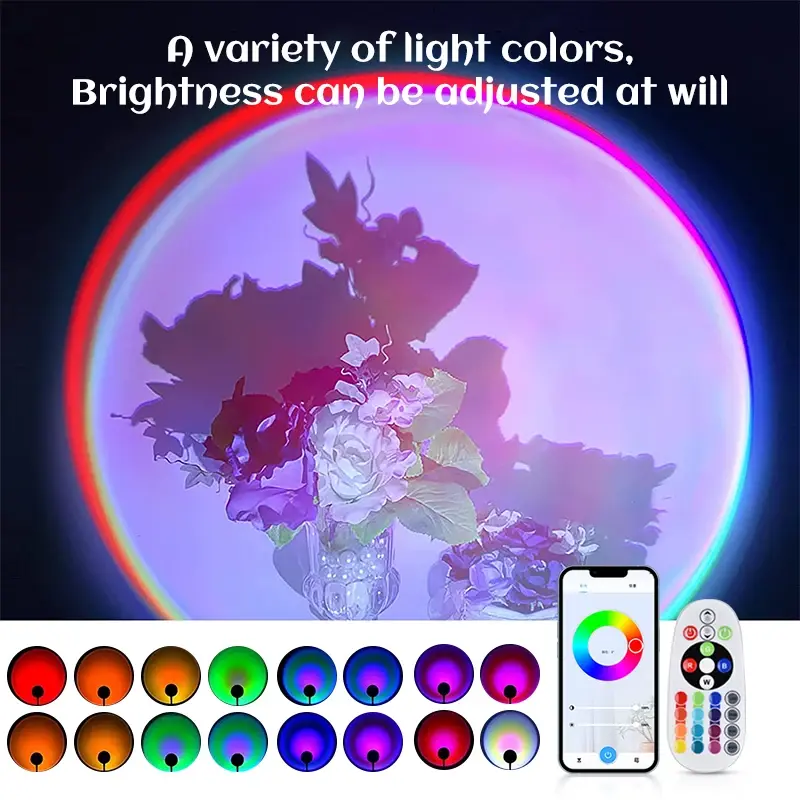 Светильник-проектор с радугой, Wi-Fi, RGB