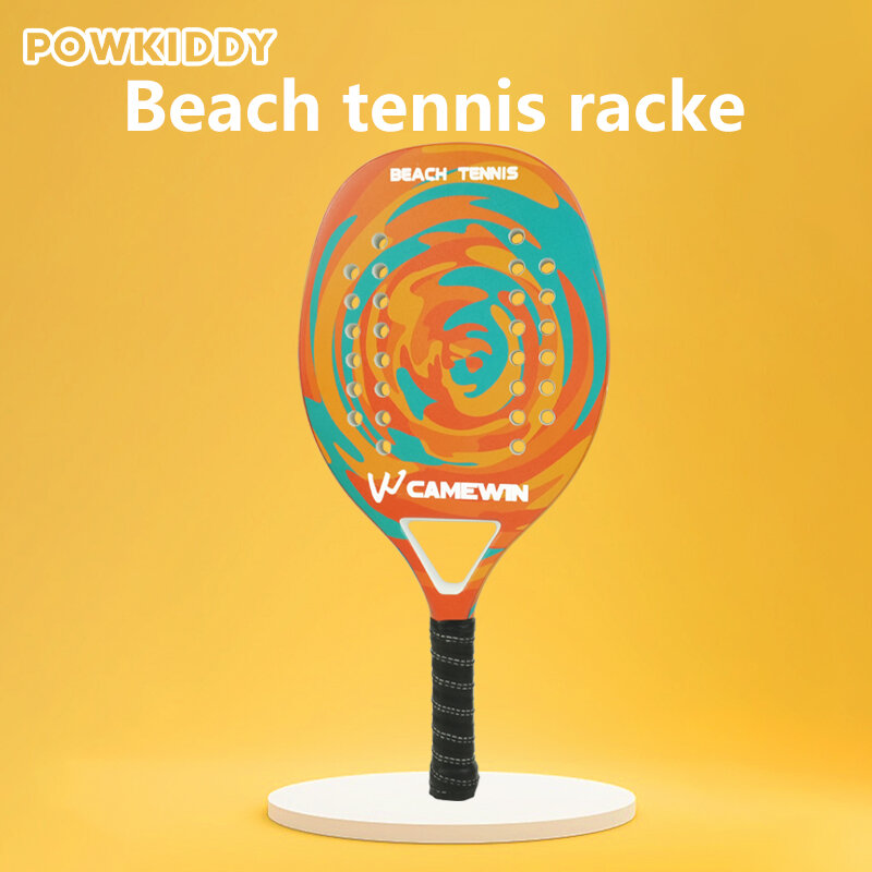 POWKIDDY ракетки для бадминтона, популярный Теннисный мяч, лицо из углеродного волокна с памятью EVA