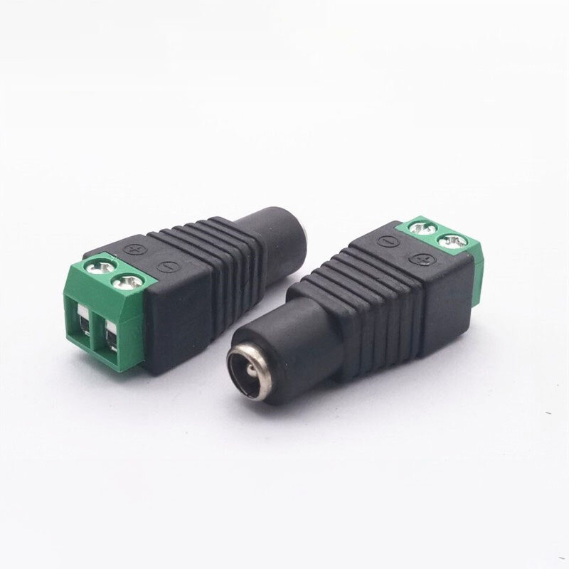 1 Paar/3 Paar DC-Stecker 2,1mm x 5,5mm 5,5x2,1mm Netz kabel anschluss Adapter anschluss für CCTV-Kamera e1