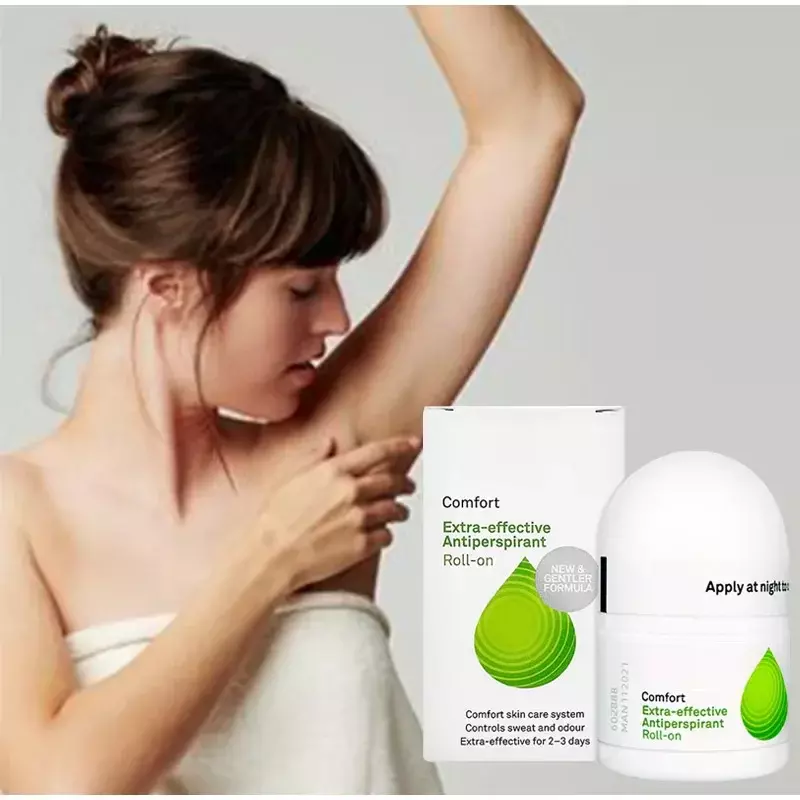 Perspirex Roll-on antitranspirante não irritante, conforto forte, controle original das axilas, desodorante de odor de suor, desodorante duradouro