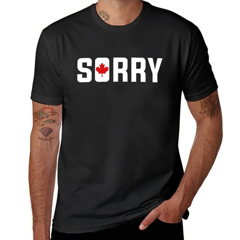 Canada Sorry, Always Sorry T-Shirt cute clothes korean fashion heavyweights funny t shirts for men