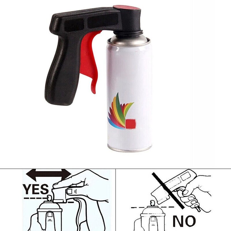 Spray manual pode arma, Trigger Handle, Pistola portátil Grip para pintura garrafa