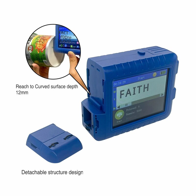mini printer Label printer Faith 25 languages Handheld Printer Portable Small Inkjet Coding Machine Production Date Fast Dry