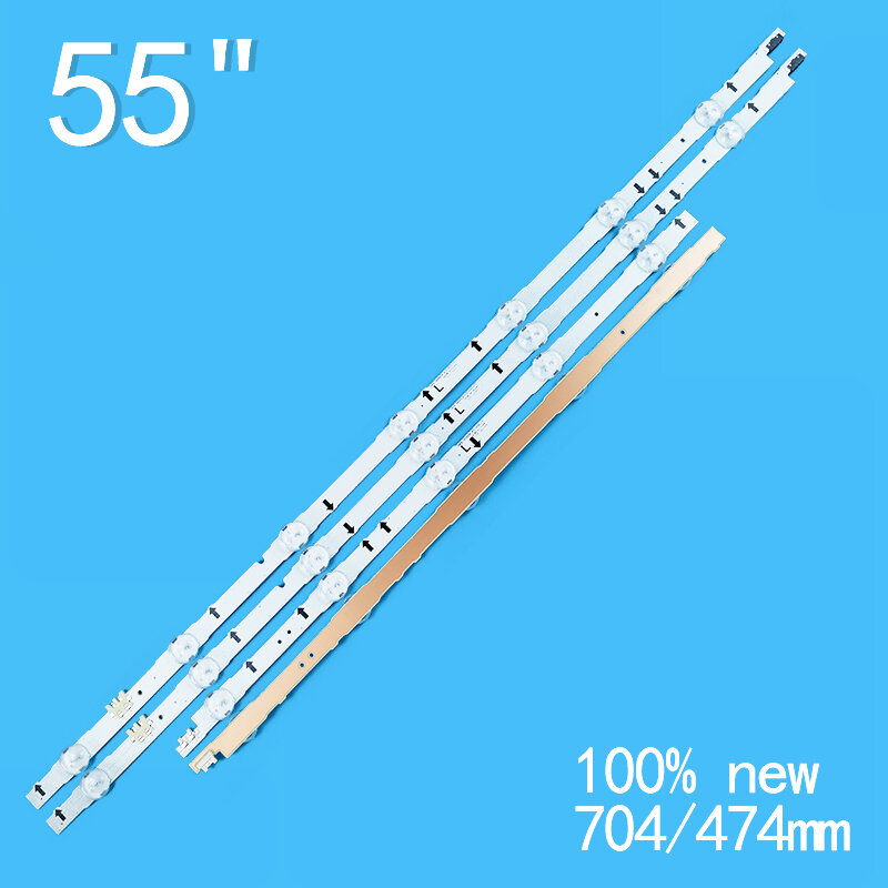 Strip lampu latar LED untuk Samsung 55H (5 + 7) strip un55h6300 strip LM41-00099A BN