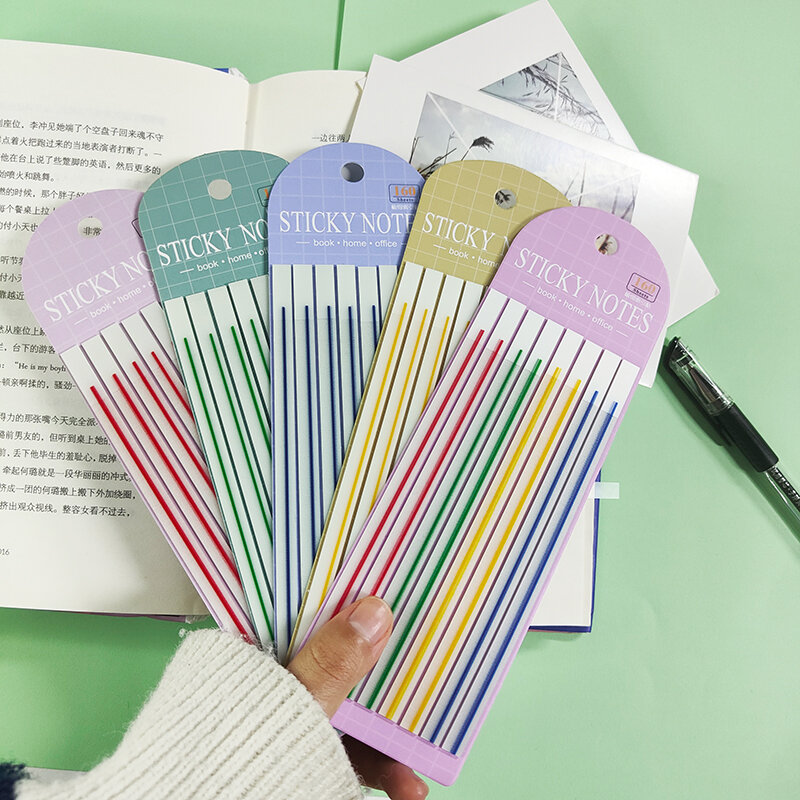 KindFuny 800 przeźroczyste podkładki kartki samoprzylepne przezroczyste notatnik wodoodporne notatnik do materiały biurowe szkolnego dziennika