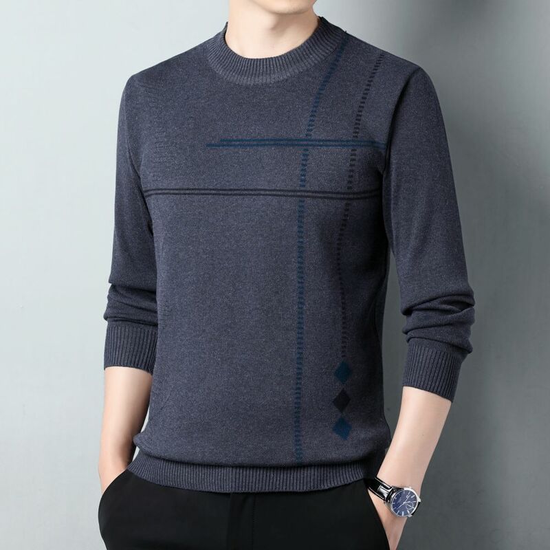 COODRONY-Camiseta de manga larga minimalista para hombre, suéter cálido y cómodo de alta calidad, Top versátil informal, a la moda, W5679