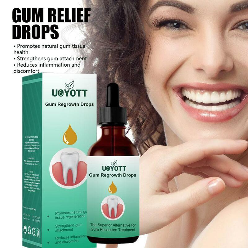 2X 30ml Gum Care Products Liquid Gum Repair Gum Regrowth Natural Oral Care Drops Gum Restore Oral Gum Care Liquid For Oral Car
