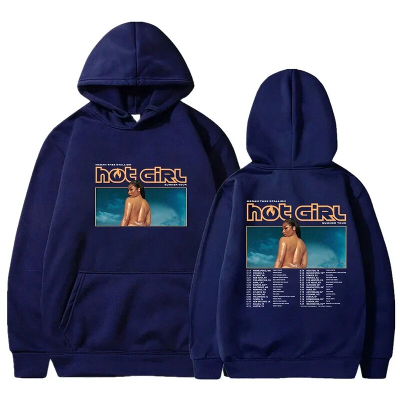 Megan Thee Hengst Hot Girl Tour Merchandise Hoodies Nieuwe Logo Pullovers Vrouwen Mannen Mode Casual Hiphop Sweatshirts