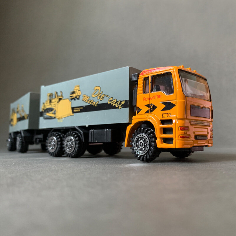 Technisch Transport Truck Leider Container Vrachtwagen Sleepmixer Truck Tankwagen Kinderen Speelgoed Cadeau B210
