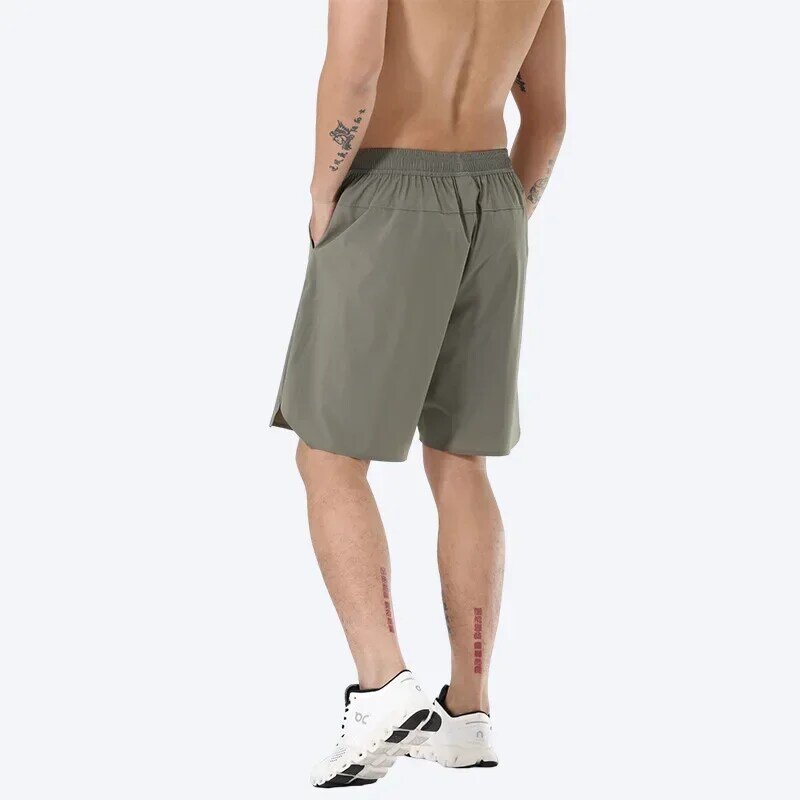 Spodenki sportowe cytrynowe męskie elastyczne szorty do jogi letnie szybkoschnące oddychające do biegania na trening szorty Fitness