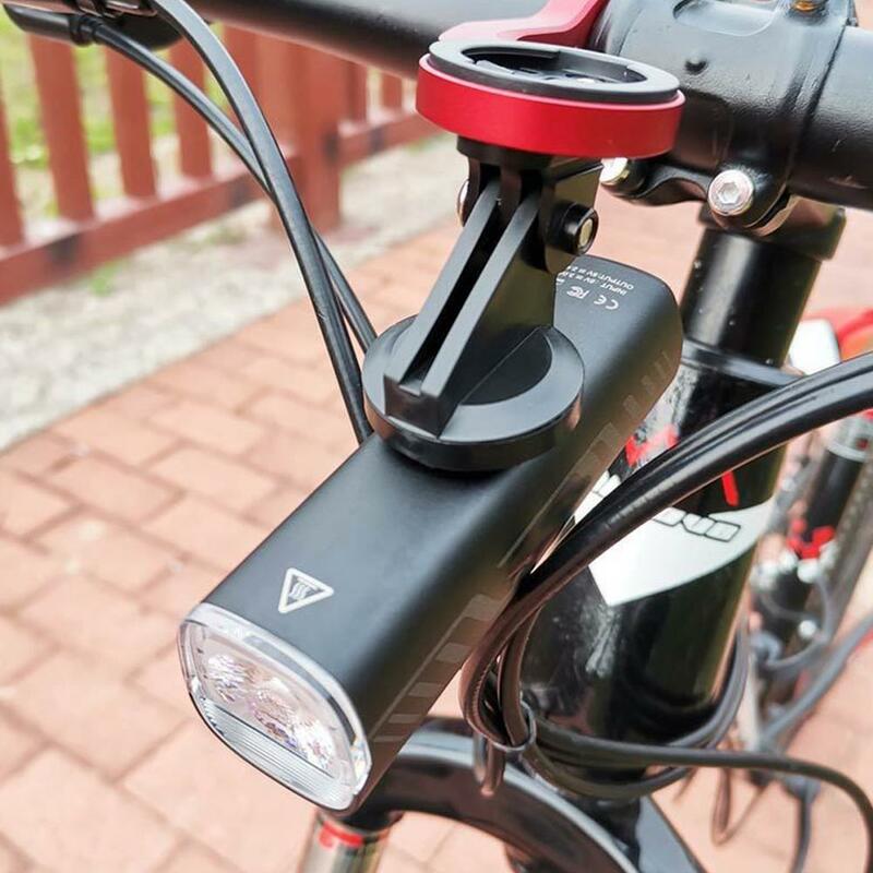 Bicicleta Light Mount para Magene, melro, Garmin, XOSSO, GOPRO Interface, bicicleta Light Bracket, suporte de acessórios