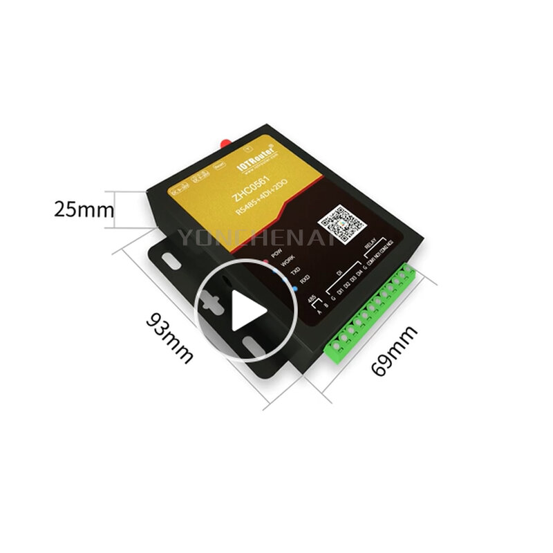 8Km Radio Modem Wireless Data Transceiver LoRa Gateway 470~510MHz( RS485/RS232 Modbus Receiver/transmitter for Smart agriculture