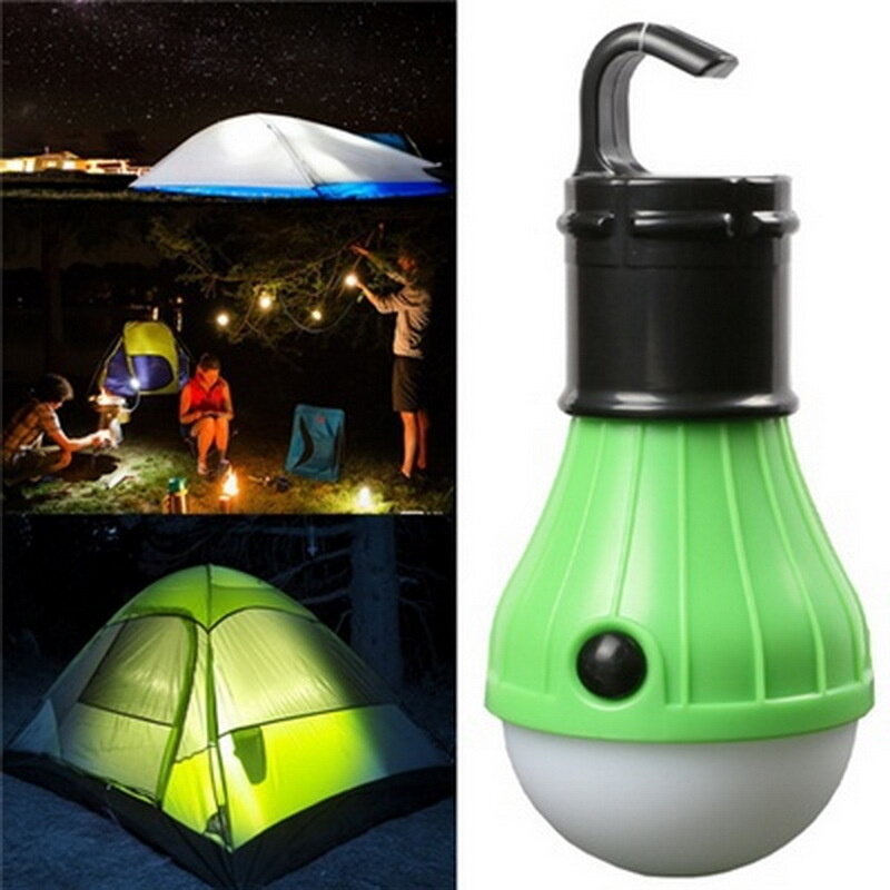 Уличная портативная Подвесная лампа с 3 светодиодами для кемпинга, палатки, ночной фонарь для рыбалки, фонарик