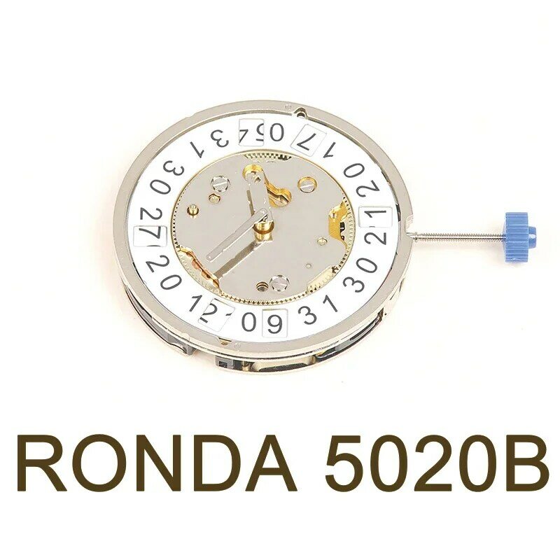 스위스 브랜드 신제품 RONDA 5020.B 무브먼트 시계, 무브먼트 부품