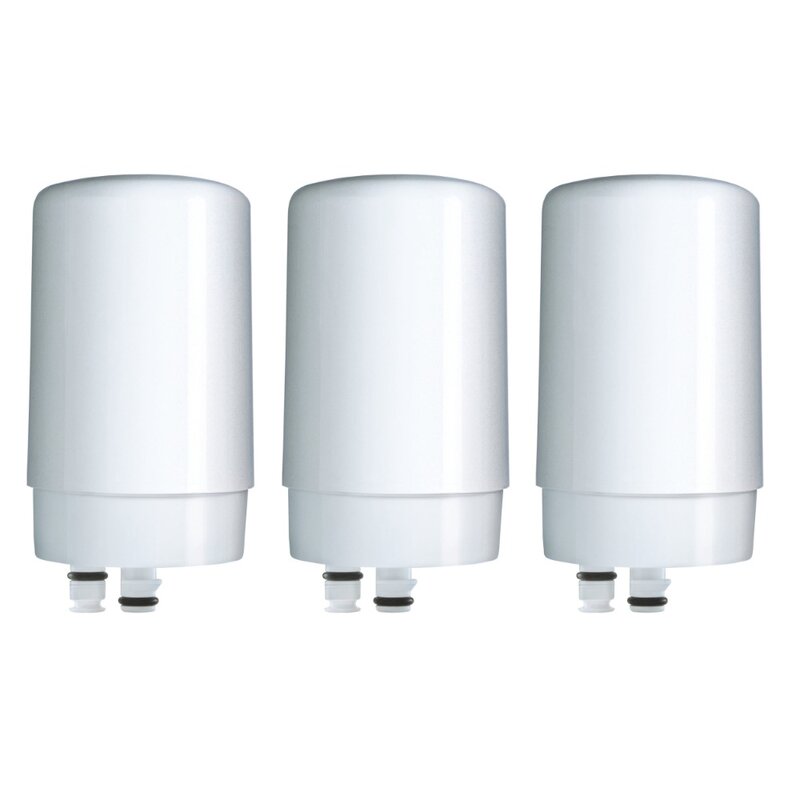 Сменный фильтр системы крепления крана, уменьшает количество свинца, изготовлен без BPA, белый, 3 шт.