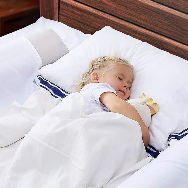 2 szt. Łóżeczko z oparciem nadmuchiwane rękawy zderzakowe pokrowce na poręcze łóżka elastyczne pokrowce