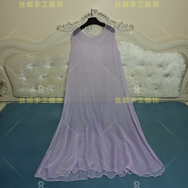 女性の長いノースリーブのナイトドレス、メッシュを介したセクシーな透明な、ゆったりとした寝袋、プラスサイズ