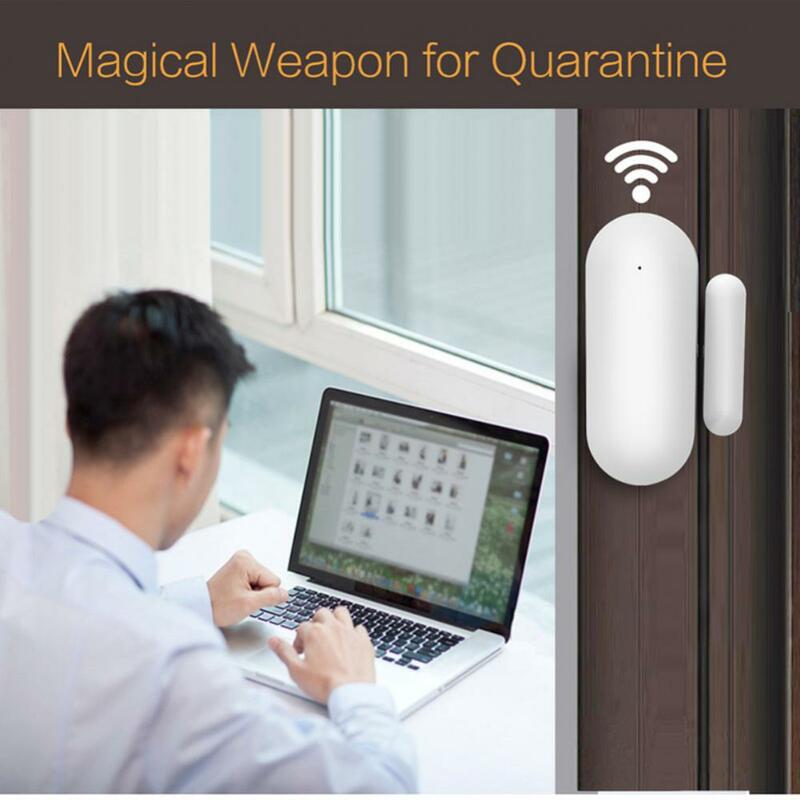 Sensor de seguridad inteligente para puerta y ventana, alarma inalámbrica para el hogar, 433mhz, para detectar apertura