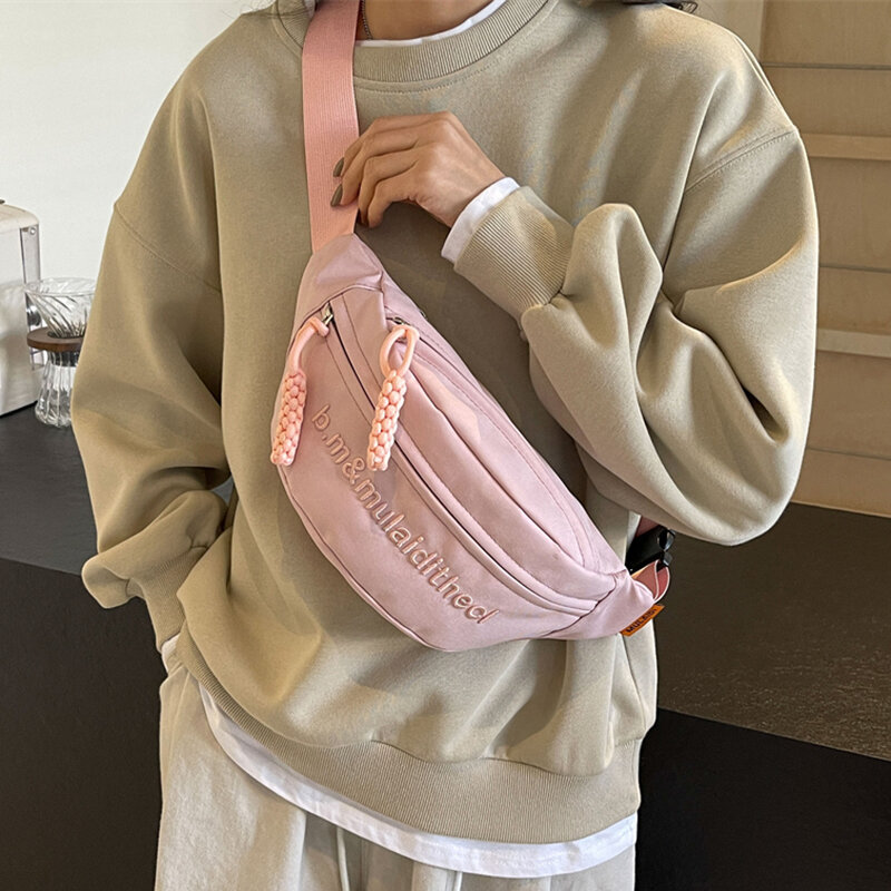 Летняя маленькая сумка через плечо Tiptoegirls карамельных цветов, модная нагрудная сумка с Вышивкой Букв, модная спортивная сумка, нейлоновая сумка-мессенджер