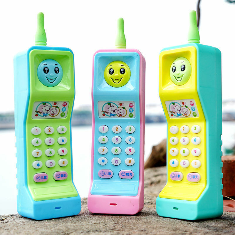 Children Puzzle Toys Cartoon Cute Big Brother Cell Phone With Light Music Phone Toys Puzzle Early Learning Multifunctional Phone