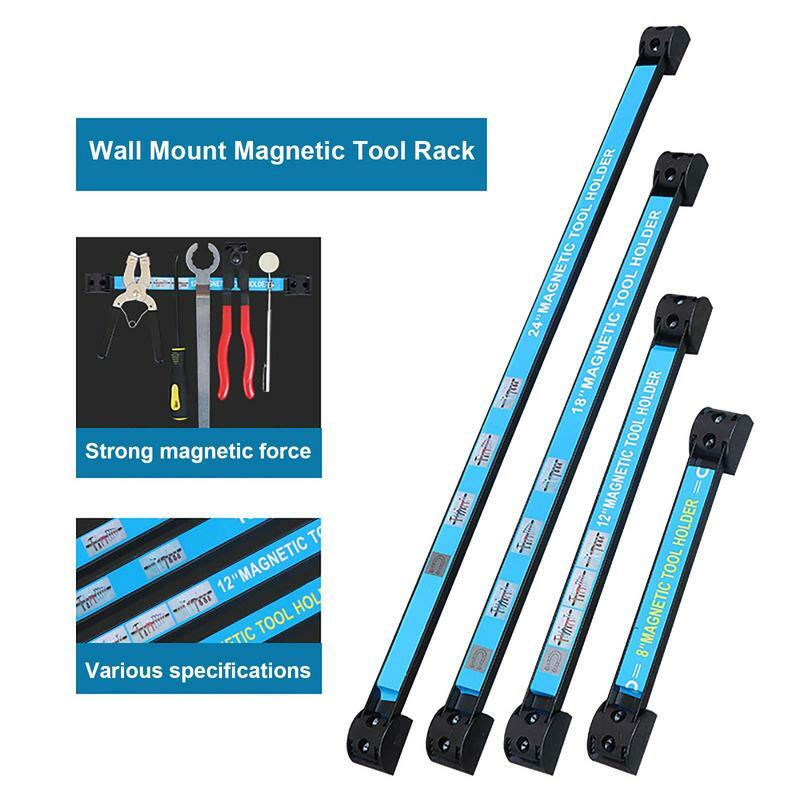 Heavy-duty Magnet Tool Bar Strip Rack,Magnetic Tool Holder,Wrench Organizer Wall Mounted Storage Tool Bar Strip Rack Space-Save