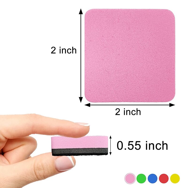 30 paczka tablica gumka zmywalna i wielokrotnego użytku tablica magnetyczna gumka do czyszczenia łatwe wymazywanie markerów 5X5x2cm