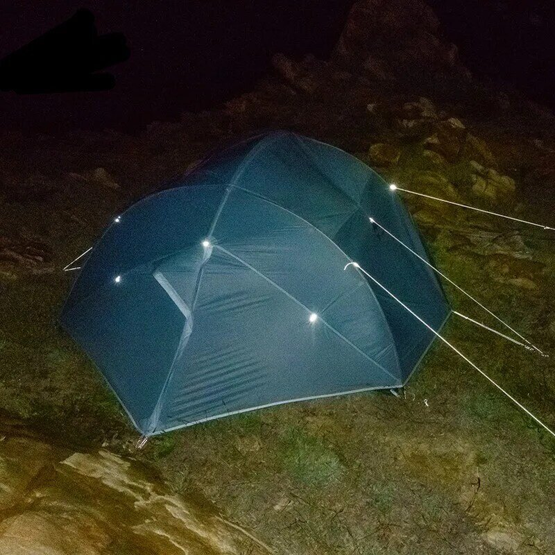 Dyneema 반사 로프 캠핑 텐트, 나일론 UHMWPE 윈드 로프, 야외 2/1.5mm, 20 m, 3F UL 기어