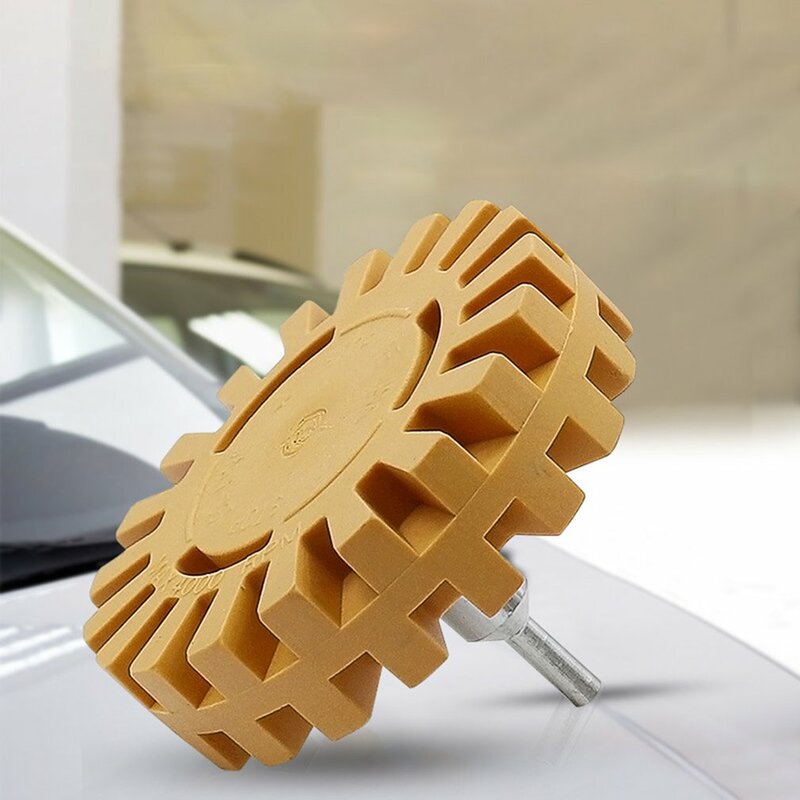 Универсальный резиновый ластик, колесо 26 мм, 4 дюйма для удаления автомобильного клея, клейкая наклейка, инструмент для ремонта автомобиля, резиновый ластик, колесо