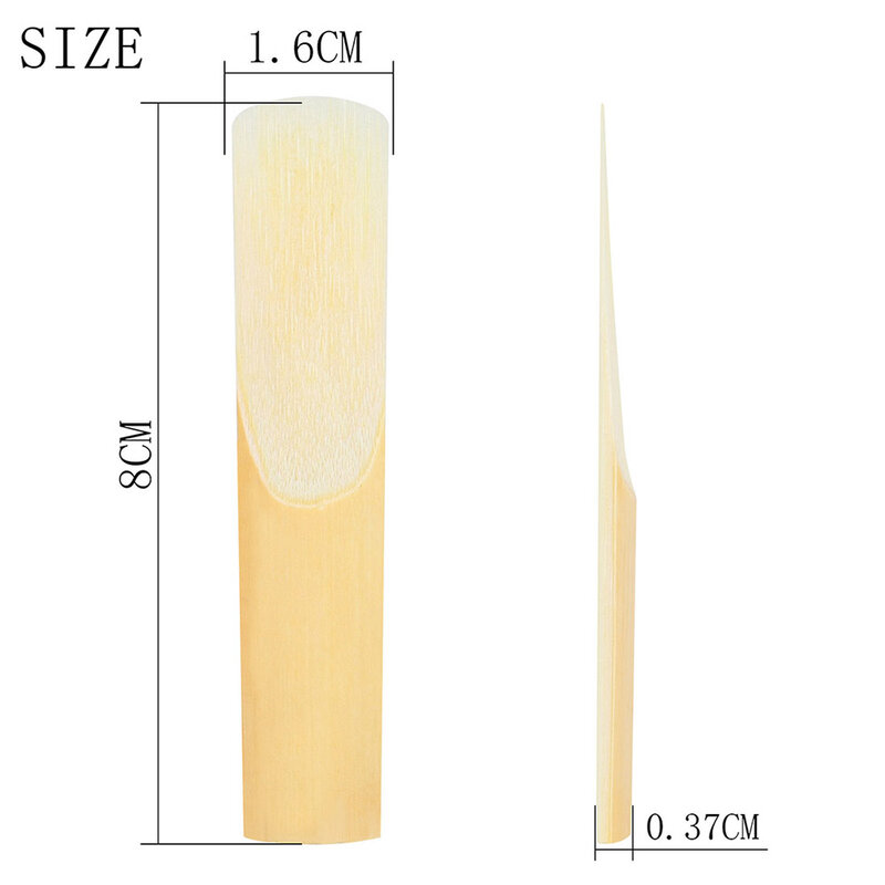 M MBAT 10 Buah Eb Tenor Saxophone Reeds Strength 2.5 Woodwind Instrument Saxophone Parts Accessories Sax Reed