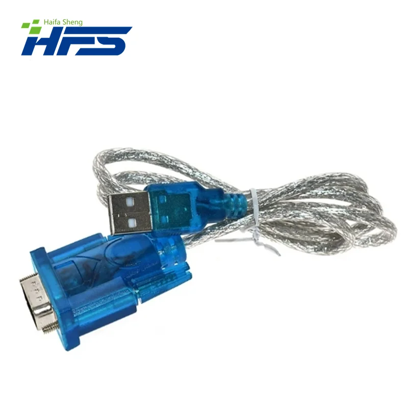 HL-340 USB to RS232 COM 포트 직렬 PDA 9 핀 DB9 케이블 어댑터, 윈도우 7 64 지지대