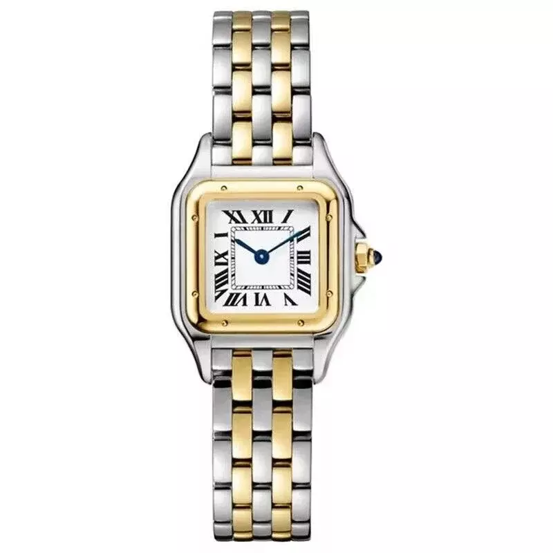 นาฬิกาโลหะ904L สำหรับผู้หญิงสายสแตนเลสสตีลนาฬิกาควอทซ์ของผู้หญิงคุณภาพดั้งเดิมแบรนด์หรู