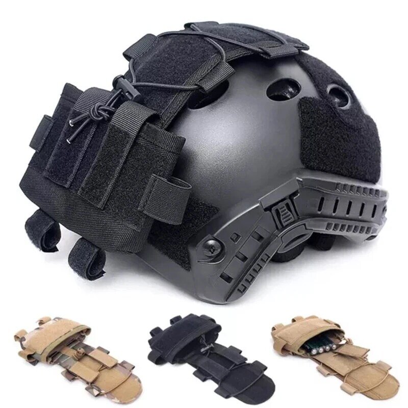 BOOIU Tactical Helmet Battery Pouch contrappeso Pouch MK1 casco Battery Pack Balance Weight Bag