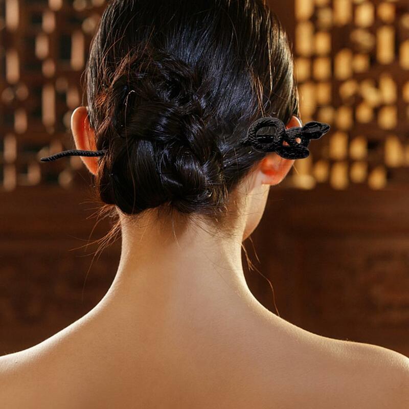 ผมผู้หญิง Vintage จีนโบราณงู Hairpins กลับหัว Hairpin Hairstick 2022ใหม่แบบดั้งเดิมเครื่องประดับผม