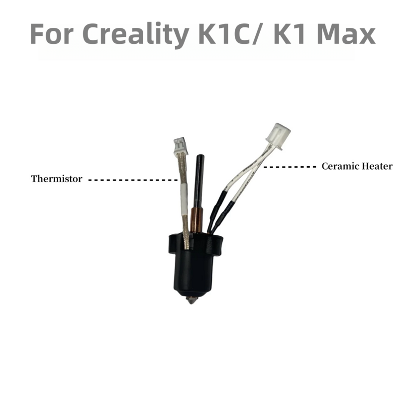 For Creality K1C K1 MAX Ceramic Heating Block Kit Quick-Swap Nozzle Kit for K1C/K1 MAX High Flow Printing 3d printer accessories