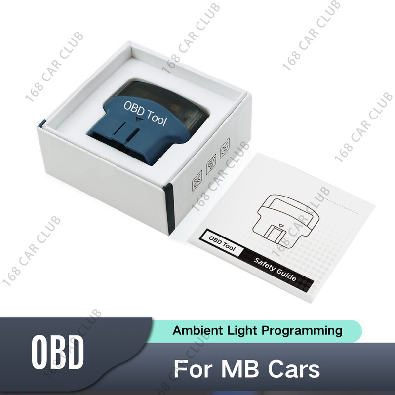 Ambient Light Activation Programming Code OBD For Mercedes-Benz BMW AUDI Porsche A/B/C/GLC/CLA/GLA W176 W205 X253 W156 W117 W166