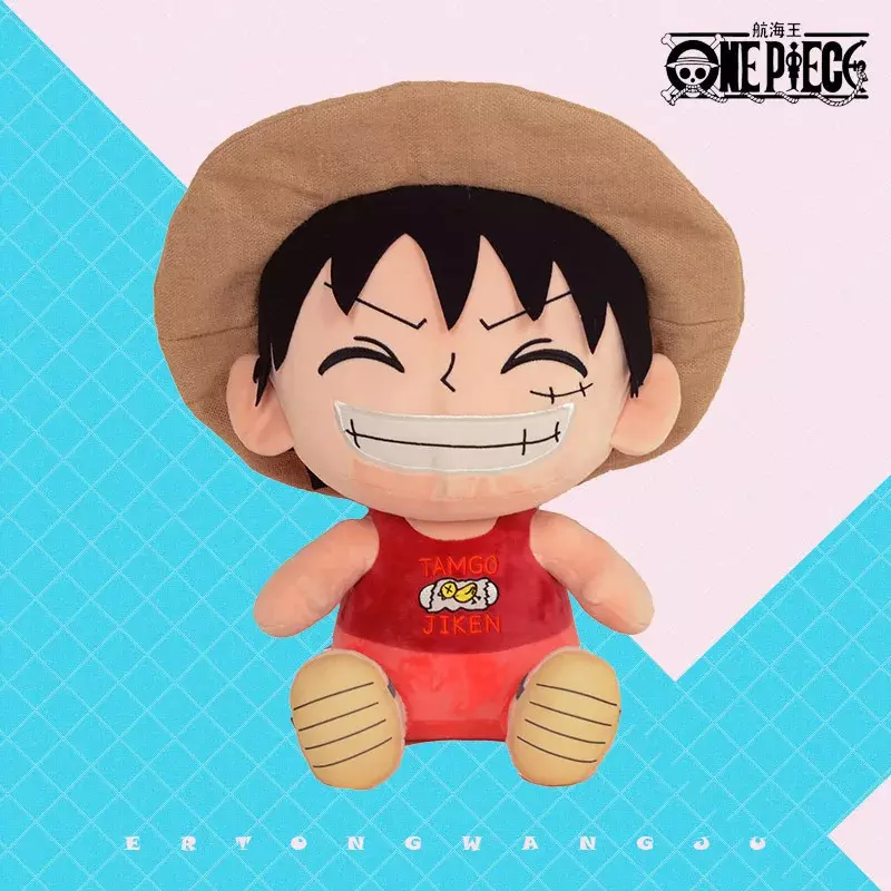 Original Full Size Anime One Piece Plush Figure Kawaii Luffy Chopper Plush Doll Soft Stuffed Toy kids Birthday Gift Xmas Gift